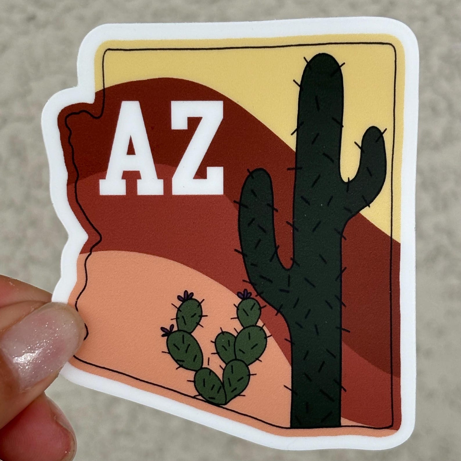 Arizona Sticker - Etsy