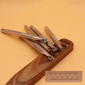 1pc Leather Stamping Tools 304 Stainless Steel Stamp Tools Professional LeatherCraft Pattern