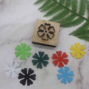 Petal Shape Leather Cutting Dies Handcraft Flower Wooden Punching Dies Template Knife Cutter for DIY Leather Crafts