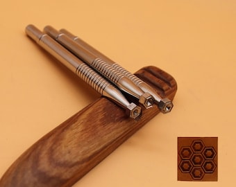 Leather Stamp Tools 304 Stainless Steel Stamping Tools Professional LeatherCraft Pattern