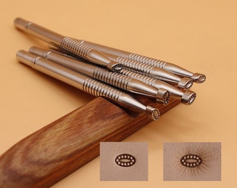 Leather Stamp Tools Leather Craft Kit Custom Punch Professional Leather Tool Stamping 304 Stainless Steel 1pc