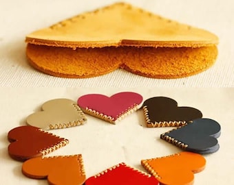 Heart Bookmark Cutting Die Mold Die Cuts Punching Cutter Knife Mould Template for DIY Leather Crafts Making