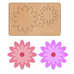 Cutting Dies Sunflower DIY Leather Punching Dies Template Knife Cutter for Leather Crafts