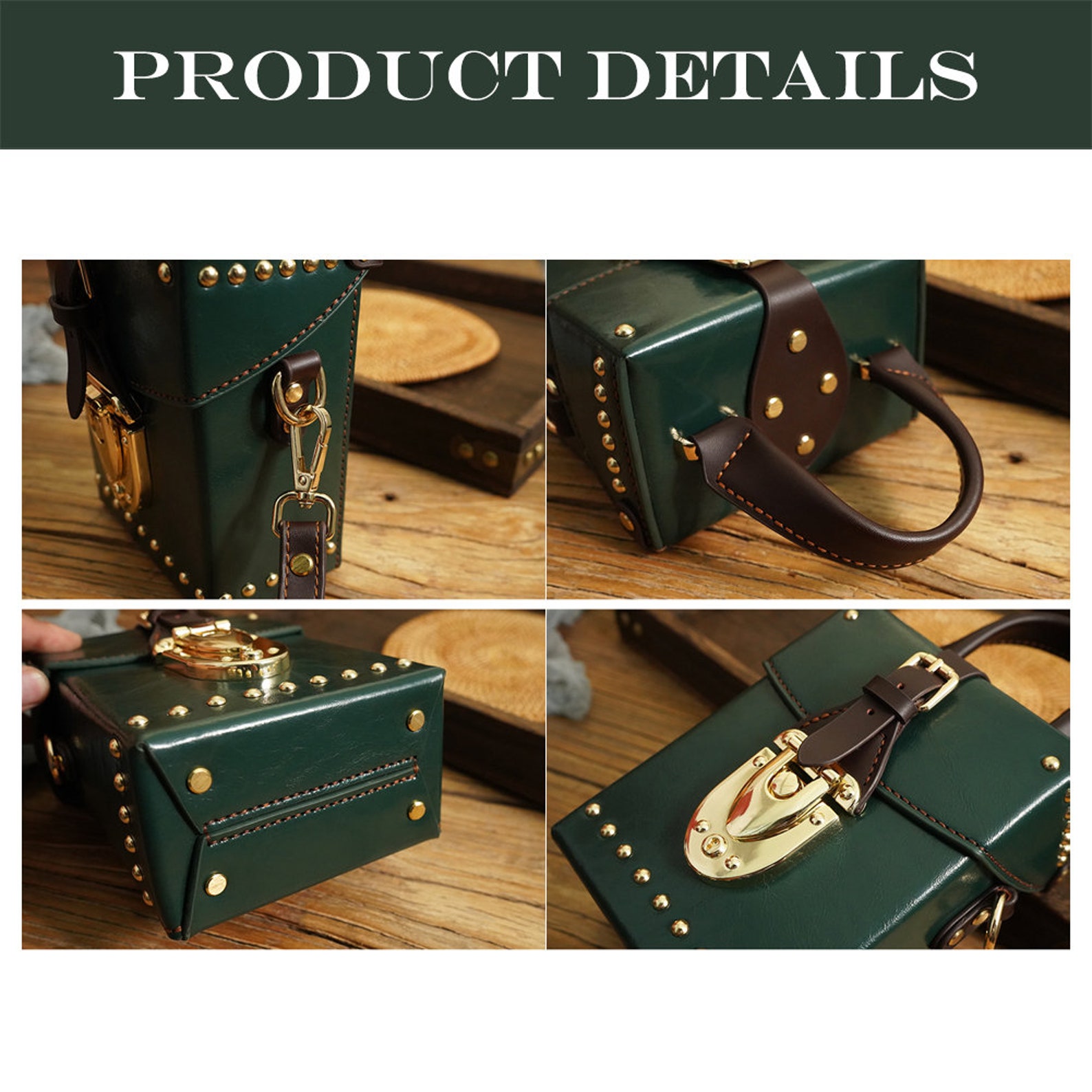 DIY Leather Bag Materials Kit Handmade Shoulder Bag Genuine Etsy