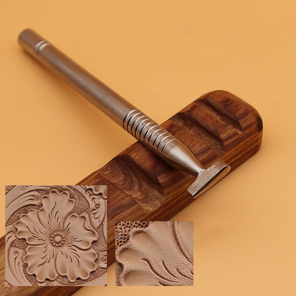 Leather Stamp Tools 304 Stainless Steel Set Flower Design Leather Craft