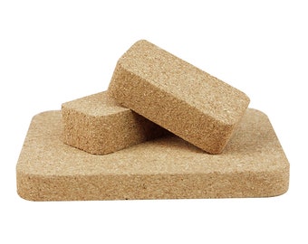 Cork Backing Mat Block Coarse Grained Board for Leather Craft Handwork Tools Anti-sticking Hand Pad
