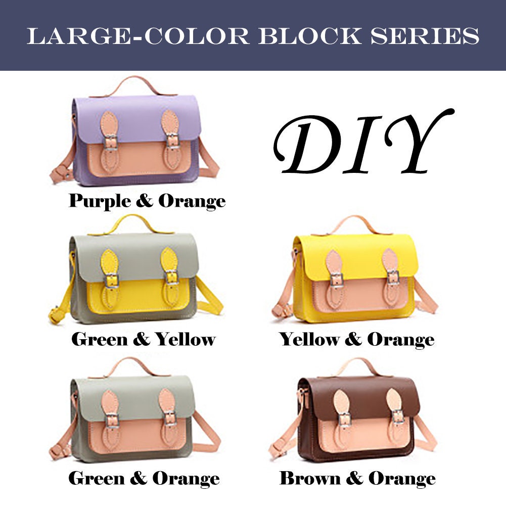 Handmade Bag Making Material Set DIY Crafts Leather Shoulder Etsy