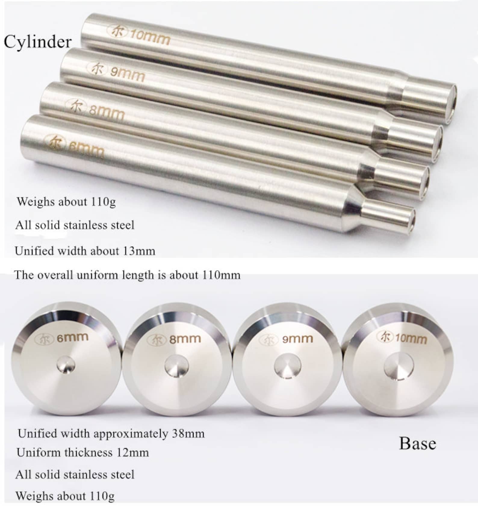 6/8/9/10mm Rivet Mounting Tool Rivet Punch Leather Craft Etsy Australia