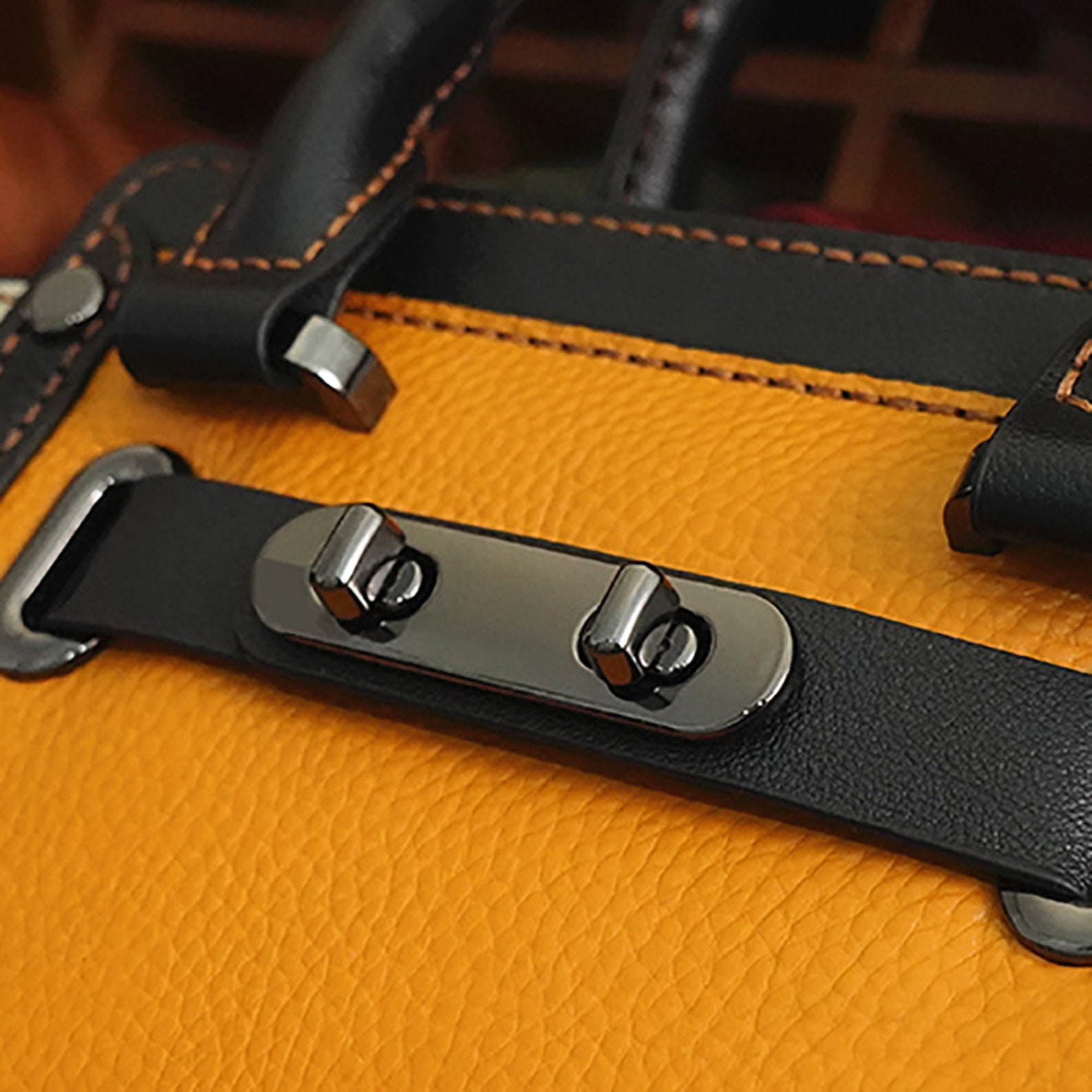 Bag DIY Kit Genuine Leather Bag Materials Kit Handmade Retro Etsy