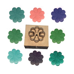 Leather Cutting Dies Flower DIY Punching Dies Template Knife Cutter for Leather Crafts