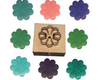 Leather Cutting Dies Flower DIY Punching Dies Template Knife Cutter for Leather Crafts