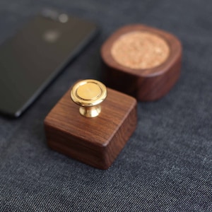 DIY houten lederen rand schuren blok plantaardig gelooid leer strop blok slijpen edge tool