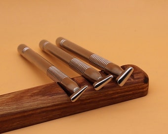 Leather Stamp Tools 304 Stainless Steel Set Flower Design Leather Craft Kit Custom Punch Professional Leather Tool Stamping