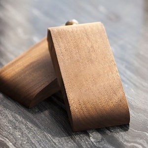 Wooden Sandpaper Grinding Block Vegetable Tanned Leather Edge Banding Polishing Tool for DIY Leather Craft