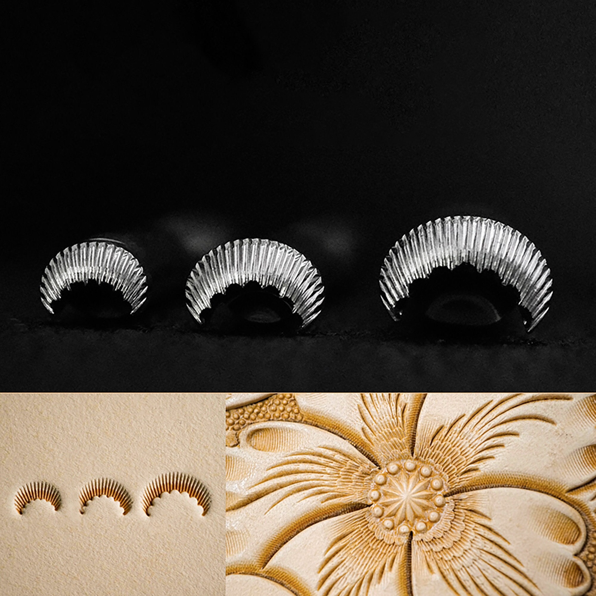 Leather Stamp Tools Set Leather Craft Kit Custom Cshaped Etsy