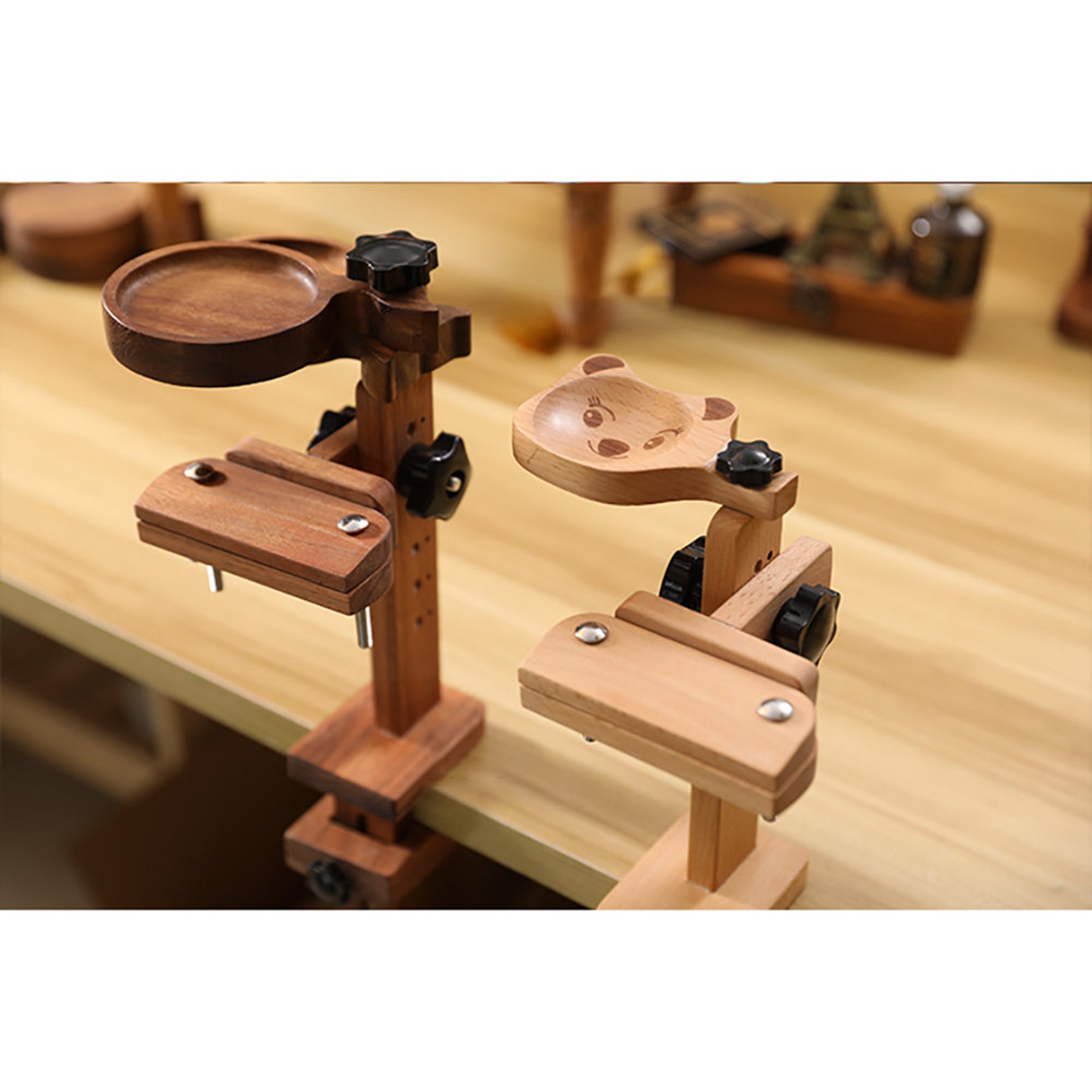 Tabletop Embroidery Frame Stand Wood Cross Stitch Hoop Etsy