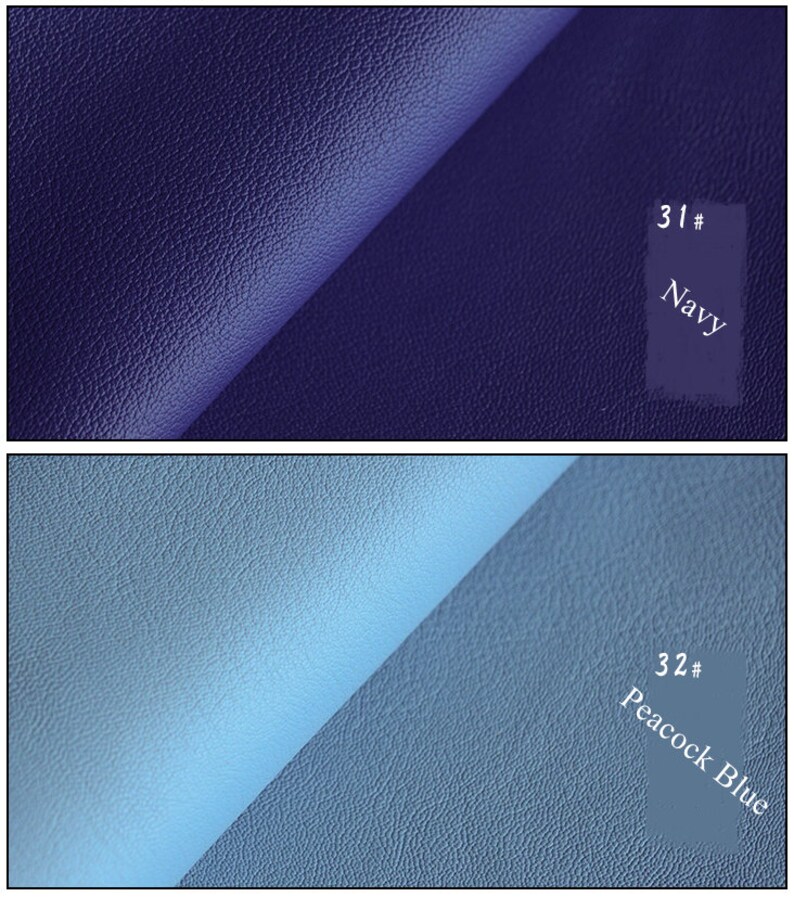 Genuine Goatskin Leather 48 Colors Raw Leather Fabric for Making Wallet Handbags Sewing Craft DIY / Whole Sheet around 5-7 Square Feet image 7