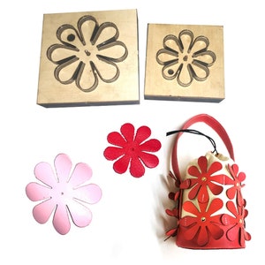 Cutting Dies Flower DIY Leather Punching Dies Template Knife Cutter for DIY Leather Crafts