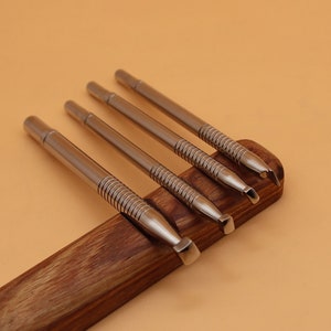 304 Stainless Steel Leather Stamp Tools Set Leather Craft Kit Custom Punch Professional Leather Tool Stamping