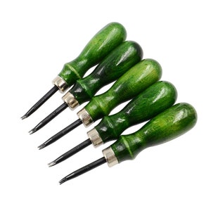 Leather Edge Beveler Skiving Edge Leather Craft Cutting Beveling Leather Skiver Tool 0.6mm/0.8mm/1mm/1.2mm/1.4mm