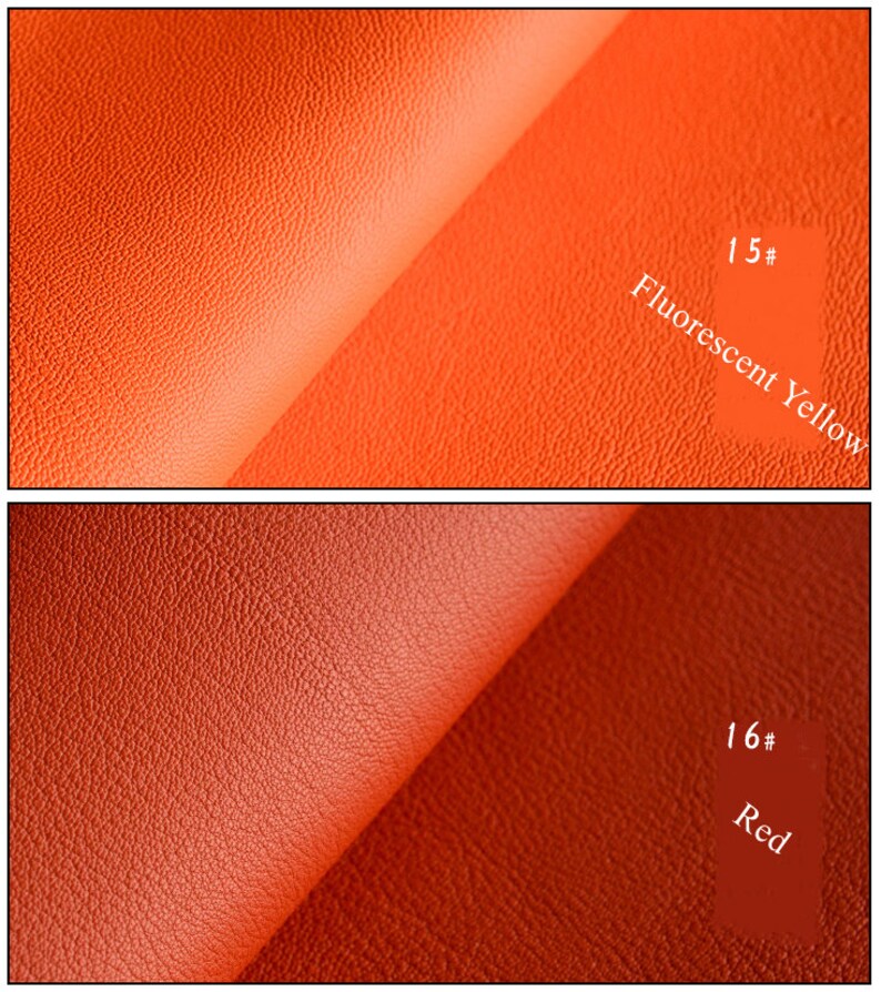 Genuine Goatskin Leather 48 Colors Raw Leather Fabric for Making Wallet Handbags Sewing Craft DIY / Whole Sheet around 5-7 Square Feet image 9