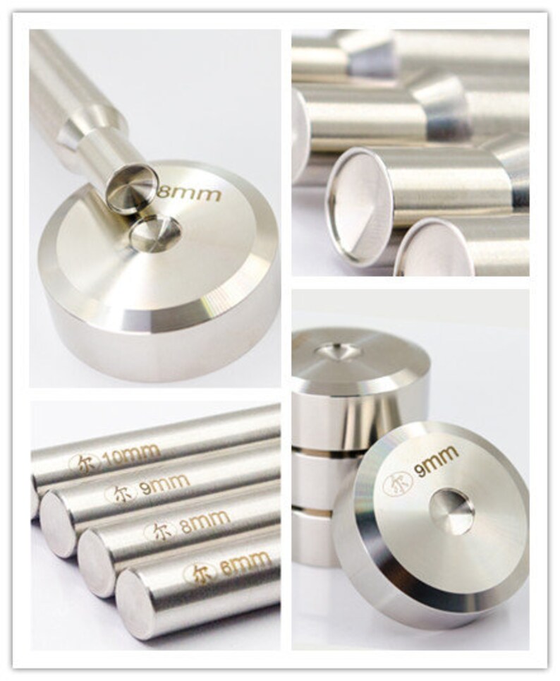 6/8/9/10mm Rivet Mounting Tool Rivet Punch Leather Craft - Etsy