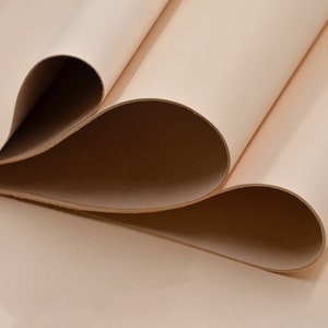 Leather Supplies Genuine Raw Leather Fabric Vegetable Tanned Leather First Layer Cowhide Material Hide Cut DIY Craft (Thickness: 1/1.5/2mm)