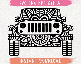 Download Jeep Mandala Svg Etsy
