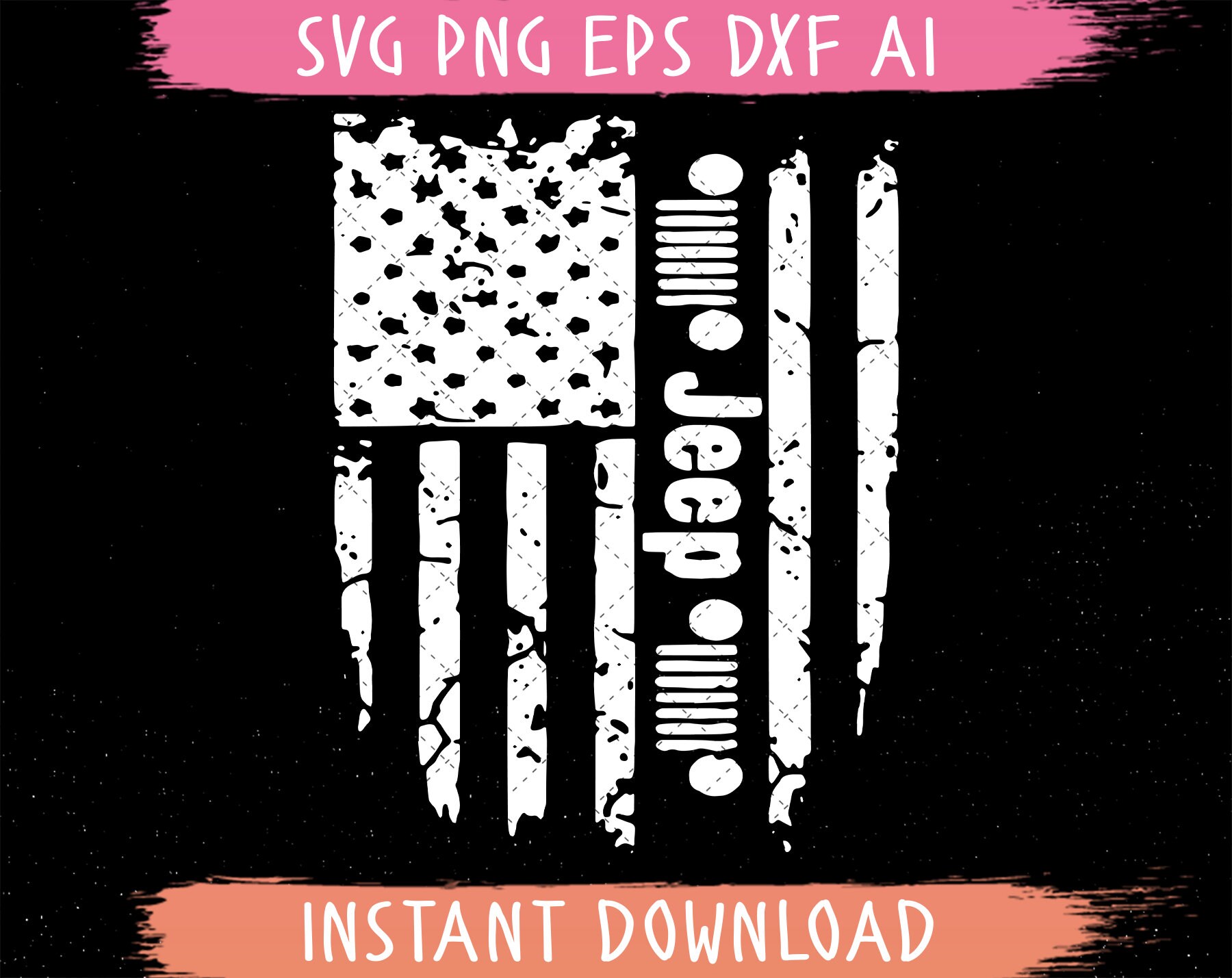 Free Free American Flag Jeep Svg 297 SVG PNG EPS DXF File