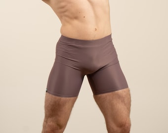 Pantalones cortos de baile para hombre - Mocha