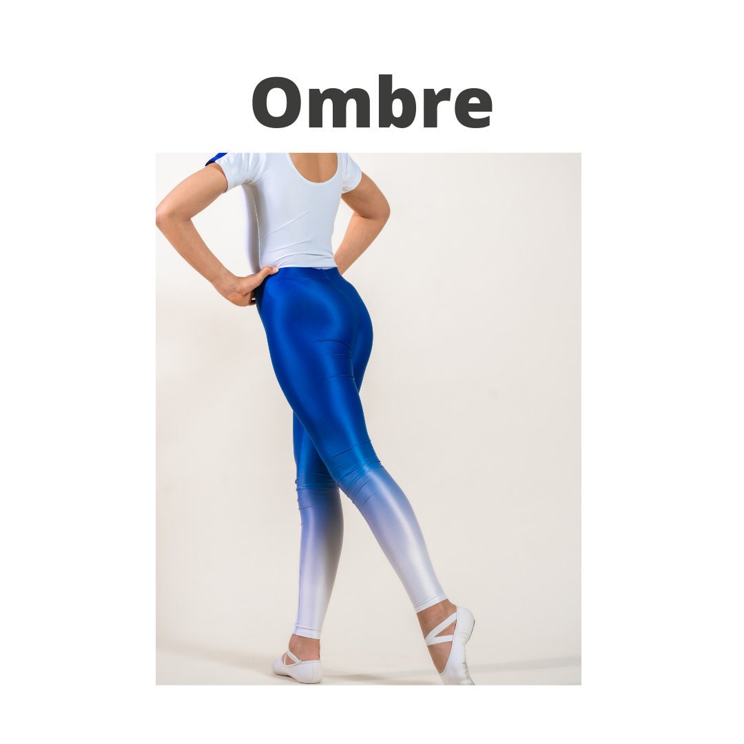 Blue top dance tights