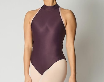 Maillot Kuta con cuello halter para mujer - Cherry Noir