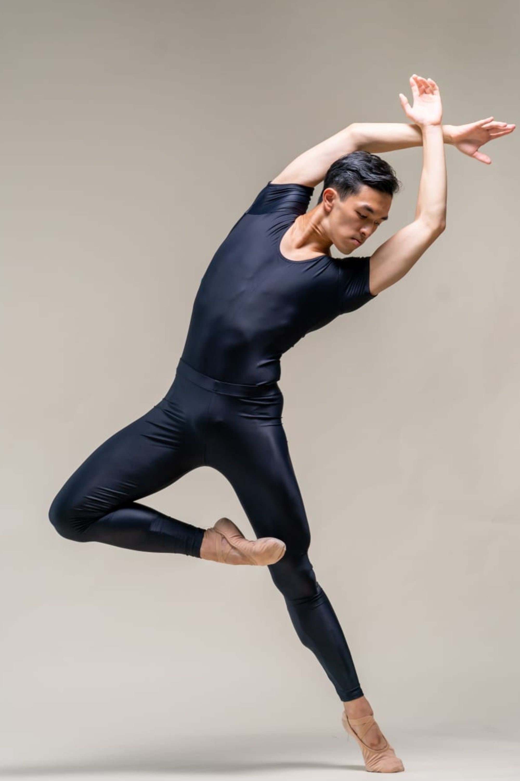 Men's Dance Tights Black Sustainable Po Delta -  Canada