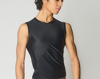 Camiseta de baile para hombre - Negra