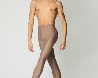 Men's Po Delta Dance Tights - Mocha