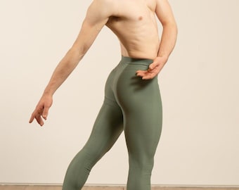 Men's Po Delta Dance Tights - Army