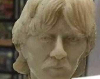 BUSTO DE GEORGE HARRISON - Figura de resina Estatua Escultura The Beatles Prop cd dvd lp