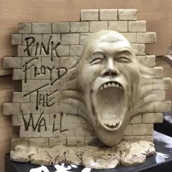 PINK FLOYD SCULPTURE -- The Wall Bust Figure Statue Music cd lp dvd