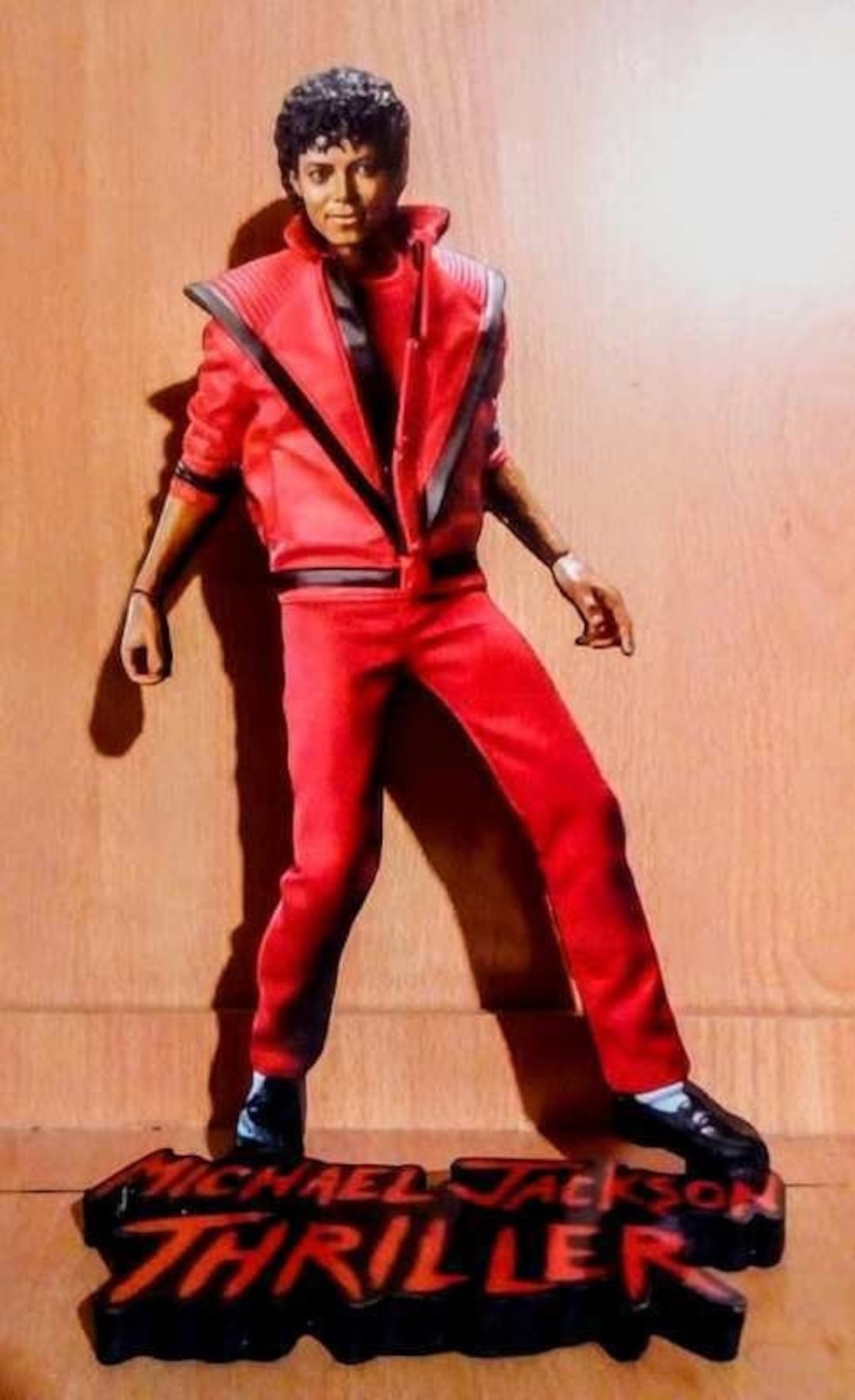 MICHAEL JACKSON thriller DISPLAY 8 Standee Figure Statue Mdf Cutout Doll  Toy Desk Decor Cd -  Singapore