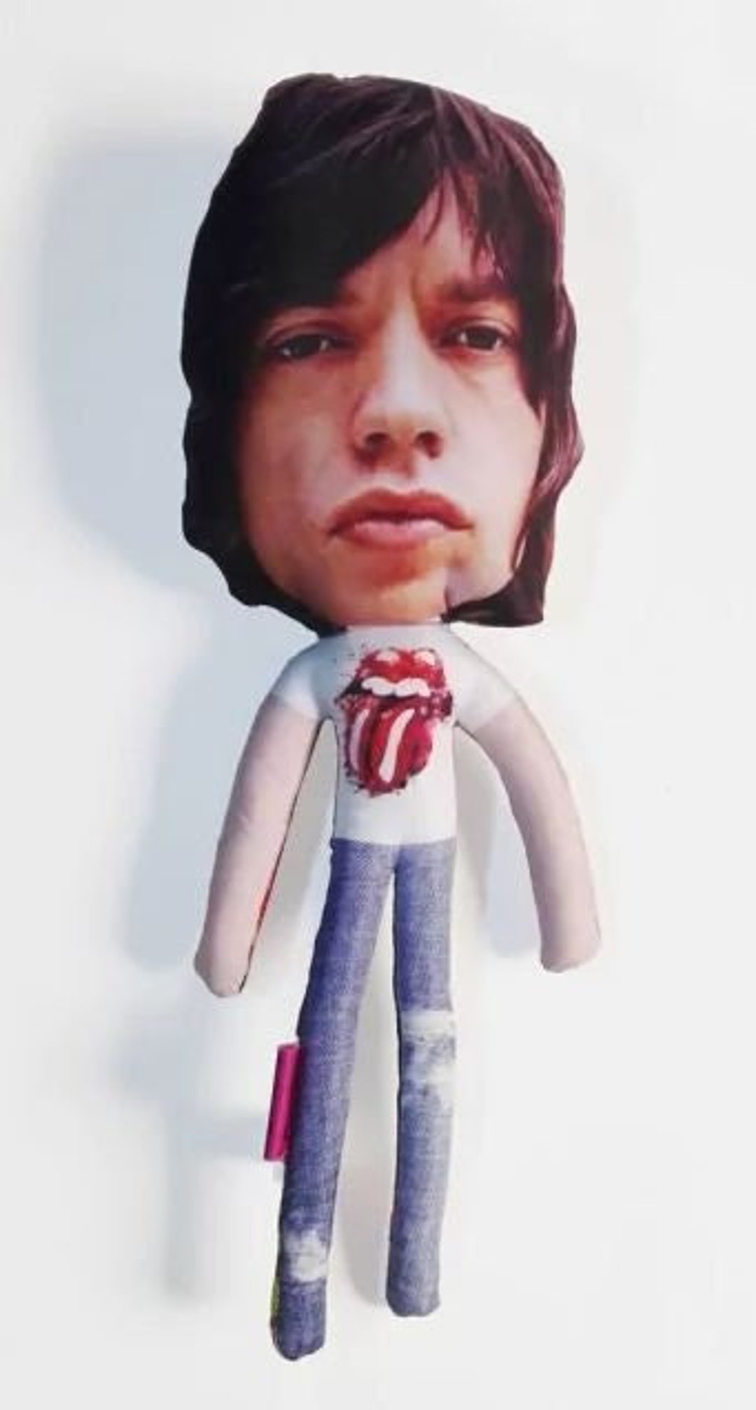 MICK JAGGER 15 DOLL Handmade Stuffed Plush Toy Action Figure , Art