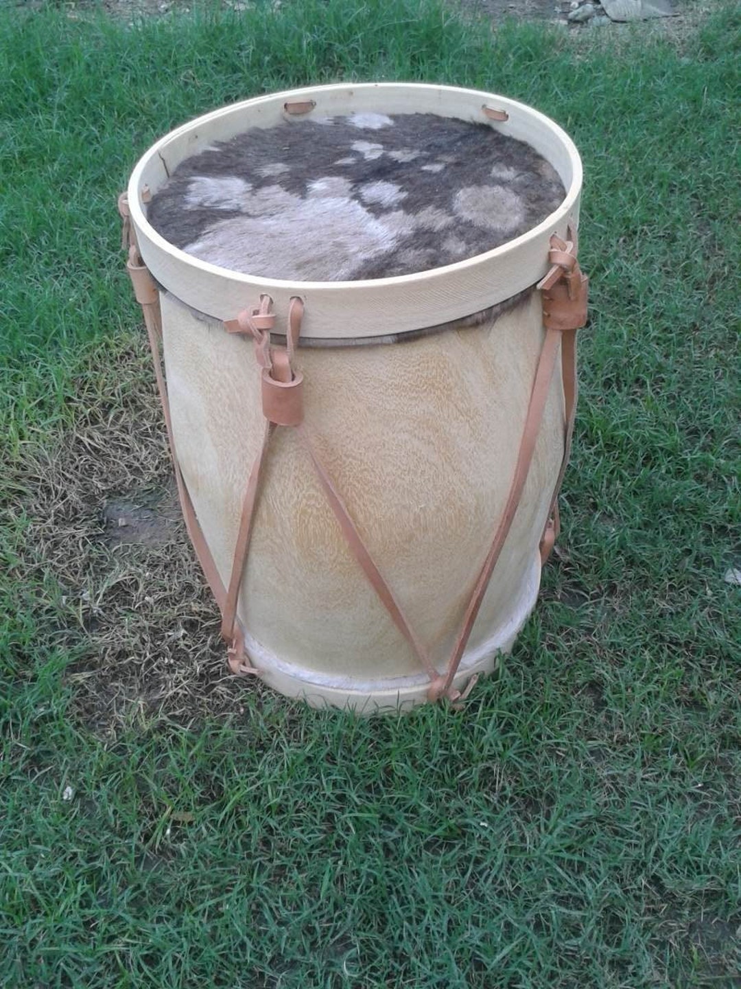 ARGENTINE BOMBO LEGUERO 12 X 18.5 Folklore Bass Drum Wood Leather Fur
