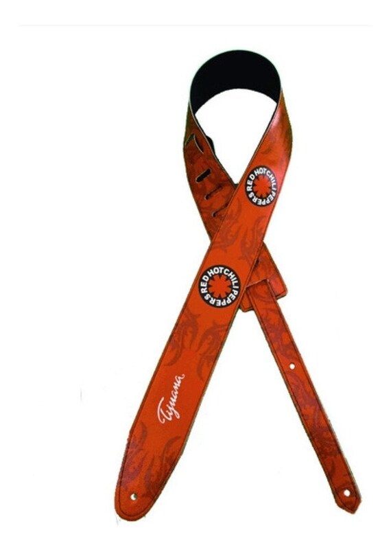 RED HOT Chili Peppers Guitar or Bass STRAP Eco Leather Adjustable