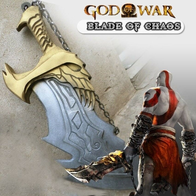 BLADES of CHAOS God of War KRATOS Swords Life Size Props Etsy