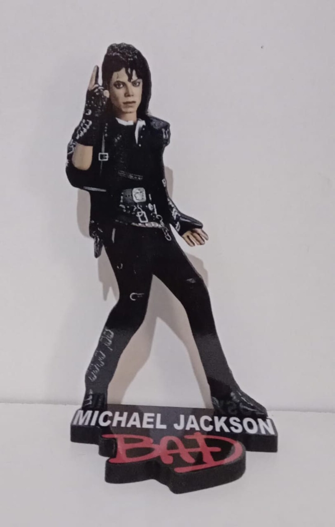 MICHAEL JACKSON bad DISPLAY 8 Standee Figure Statue Mdf Cutout Doll Toy ...