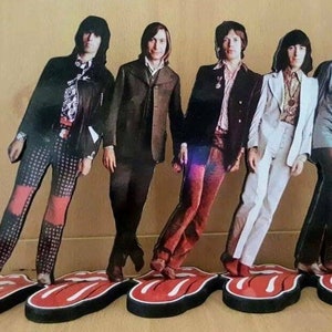 ROLLING STONES Sticky Fingers DISPLAY 8" Standee Figure Statue Cutout Standup cd