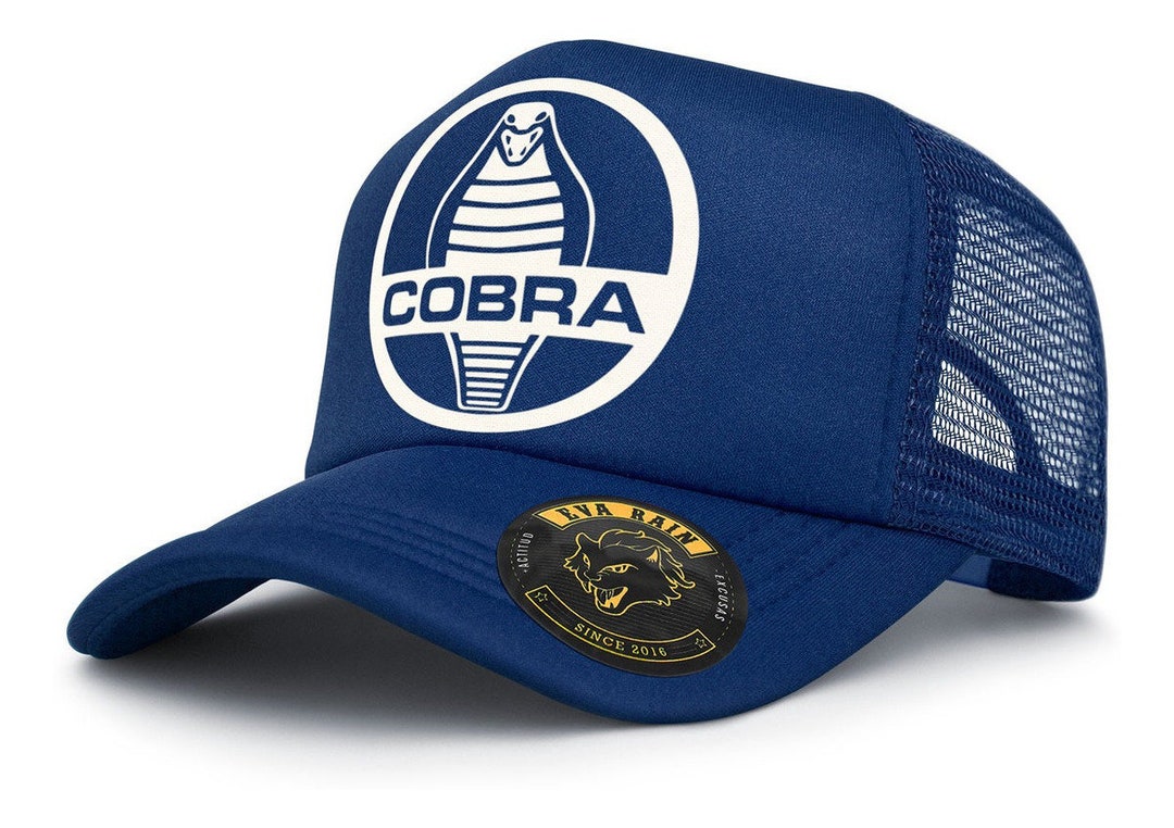 Fierce Cobra Snapback Baseball Cap - Flat Brim Trucker Hat For Men & Women - 100% Cotton Adjustable Hat