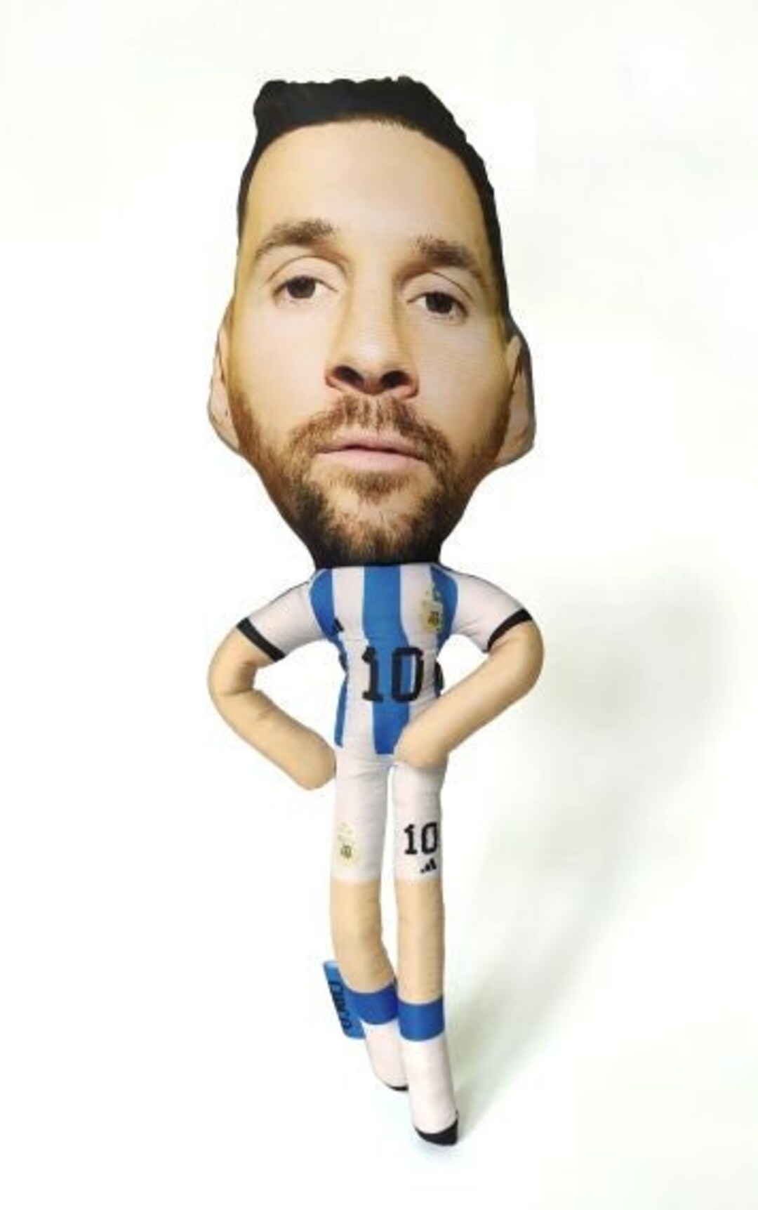 LIONEL MESSI 15 DOLL Handmade Stuffed Plush Toy , Action Figure , Art