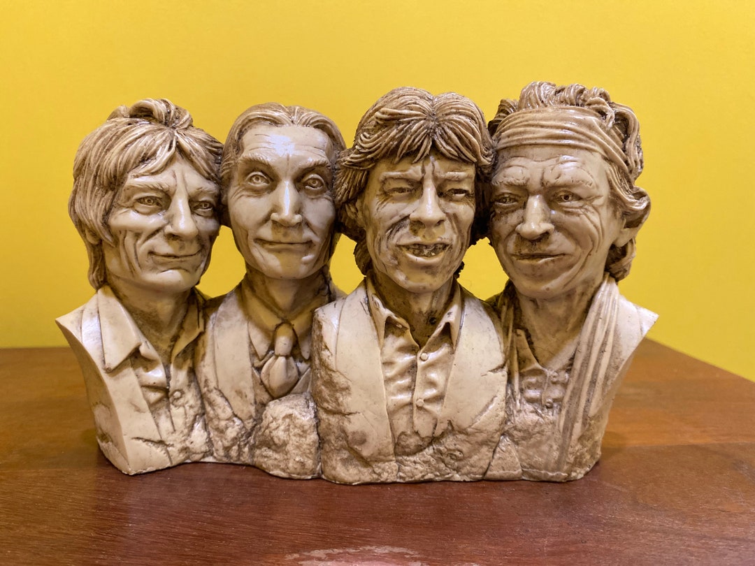 Die ROLLING STONES BÜSTE Resin Statue Figur Skulptur Jagger Etsy.de