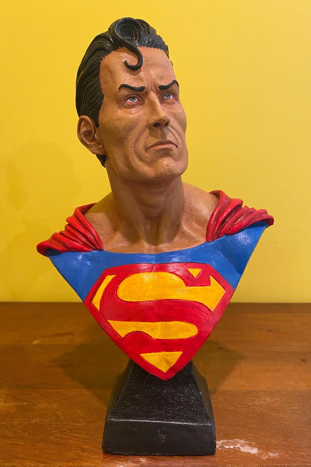 Buy HANDMADE Superman BUST Sculpture Statue Christopher Reeve Figure