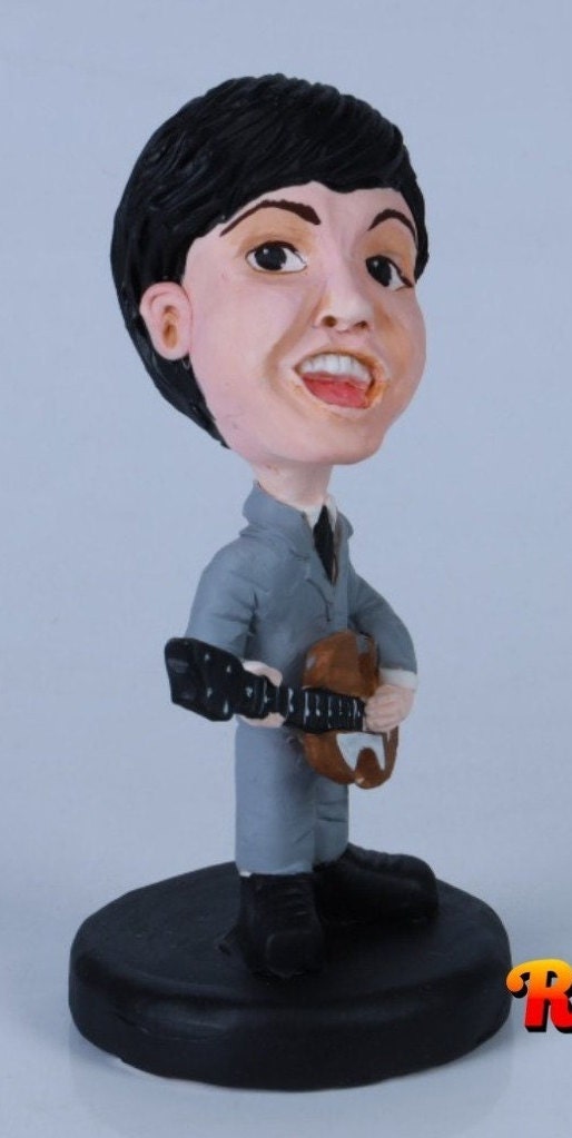 PAUL MCCARTNEY Figure PORCELAIN Statue Sculpture the Etsy